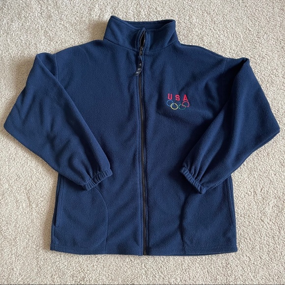 Vintage Other - Team USA Olympics Fleece Jacket